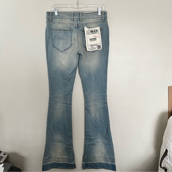 NWT Ser.O.Ya Daphne low rise bootcut jeans - Picture 3 of 13